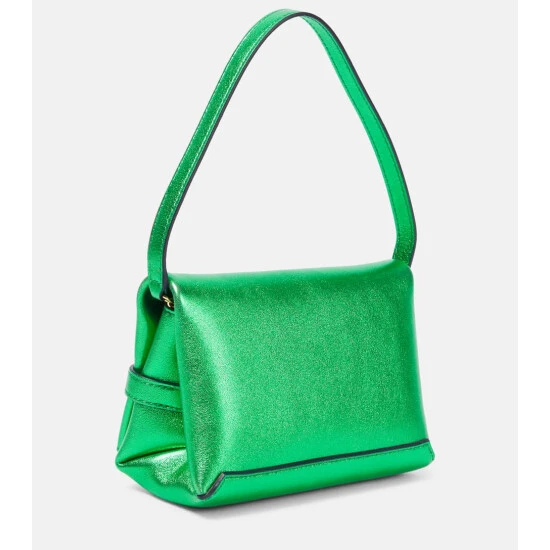 Victoria Beckham Chain Mini Metallic Leather Clutch 3 Victoria Beckham Chain Mini Metallic Leather Clutch - Image 3