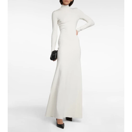 Victoria Beckham Knitted Turtleneck Maxi Dress 1 Victoria Beckham Knitted Turtleneck Maxi Dress