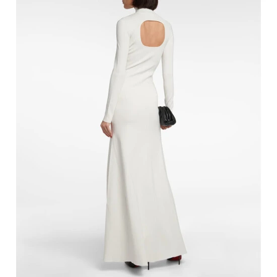 Victoria Beckham Knitted Turtleneck Maxi Dress 2 Victoria Beckham Knitted Turtleneck Maxi Dress - Image 2