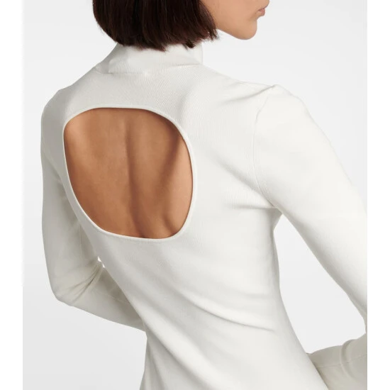 Victoria Beckham Knitted Turtleneck Maxi Dress 4 Victoria Beckham Knitted Turtleneck Maxi Dress - Image 4
