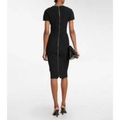 Alternative view of Victoria Beckham Crêpe Midi Dress