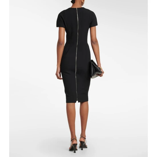 Victoria Beckham Crêpe Midi Dress 2 Victoria Beckham Crêpe Midi Dress - Image 2