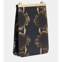 Victoria Beckham Frame Snake-effect Leather Shoulder Bag -Victoria Beckham shop unnamed file 160
