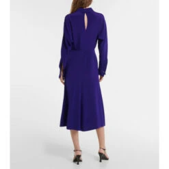 Alternative view of Victoria Beckham Wrap Cady Midi Dress