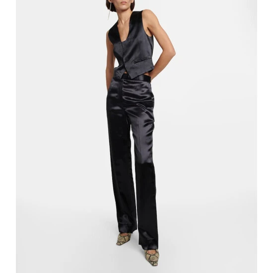 Victoria Beckham Satin Vest 1 Victoria Beckham Satin Vest