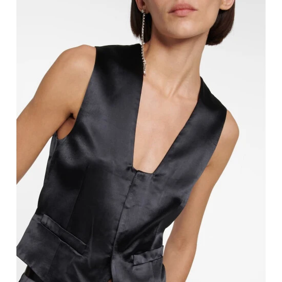 Victoria Beckham Satin Vest 3 Victoria Beckham Satin Vest - Image 3