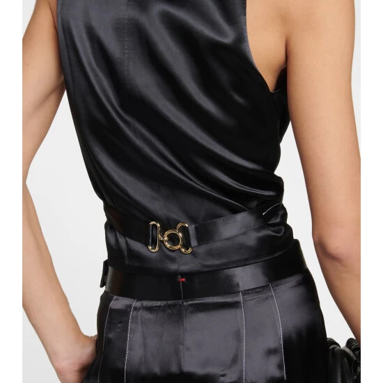 Victoria Beckham Satin Vest 4 Victoria Beckham Satin Vest - Image 4