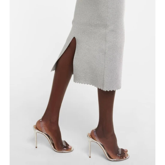 Victoria Beckham Scalloped Midi Dress 4 Victoria Beckham Scalloped Midi Dress - Image 4
