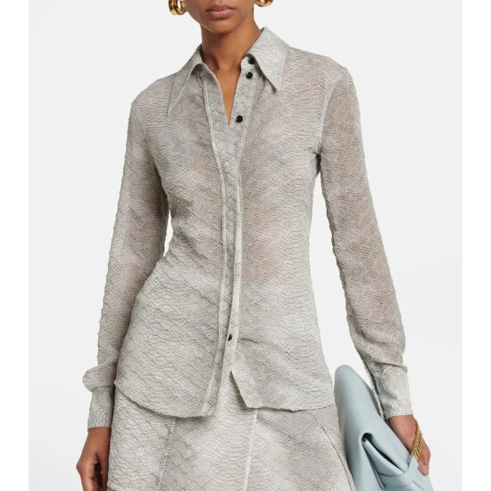 Victoria Beckham Sheer Shirt 3 Victoria Beckham Sheer Shirt - Image 3