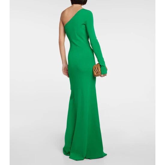 Victoria Beckham Knitted One-shoulder Maxi Dress 2 Victoria Beckham Knitted One-shoulder Maxi Dress - Image 2
