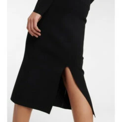 Victoria Beckham Long-sleeve Midi Dress -Victoria Beckham shop unnamed file 228