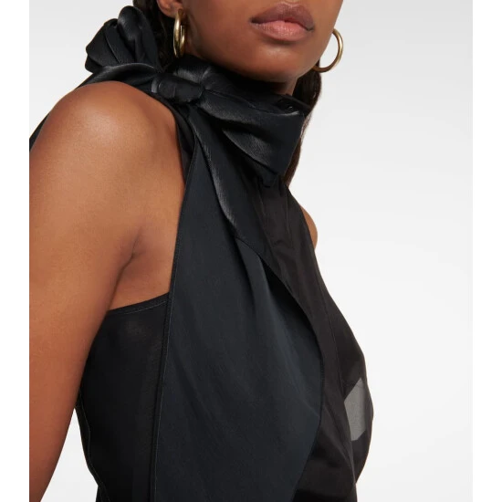 Victoria Beckham Bow Crêpe Top 3 Victoria Beckham Bow Crêpe Top - Image 3