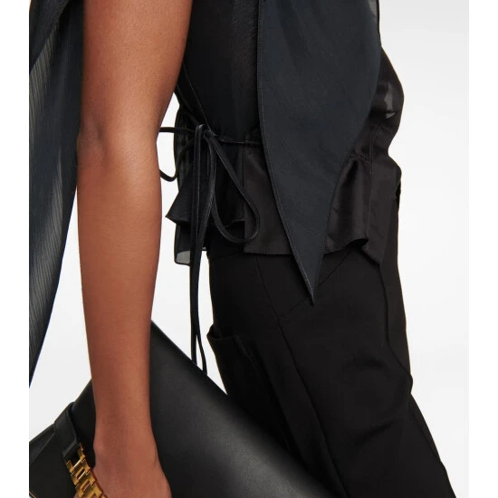 Victoria Beckham Bow Crêpe Top 4 Victoria Beckham Bow Crêpe Top - Image 4