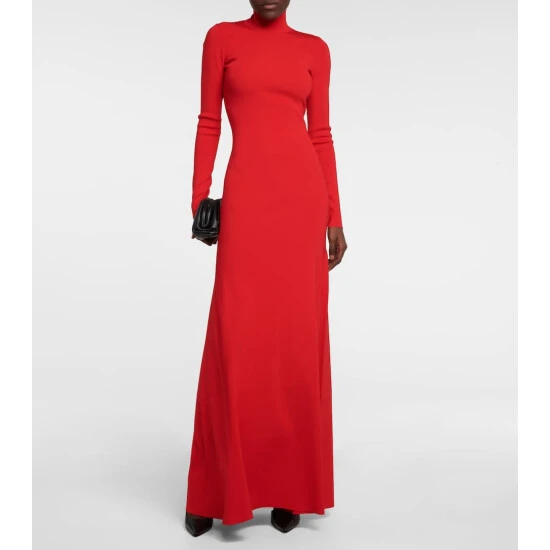 Victoria Beckham High-neck Knit Maxi Dress 1 Victoria Beckham High-neck Knit Maxi Dress