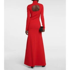 Alternative view of Victoria Beckham High-neck Knit Maxi Dress