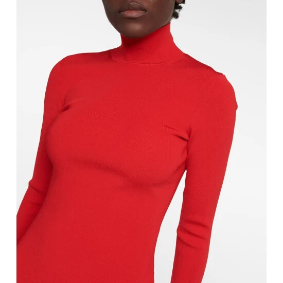 Victoria Beckham High-neck Knit Maxi Dress 3 Victoria Beckham High-neck Knit Maxi Dress - Image 3
