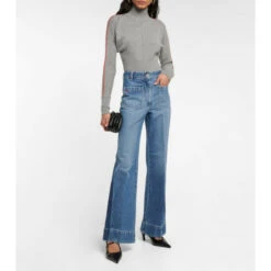 Victoria Beckham Turtleneck Cashmere-blend Sweater