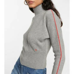 Victoria Beckham Turtleneck Cashmere-blend Sweater -Victoria Beckham shop unnamed file 291