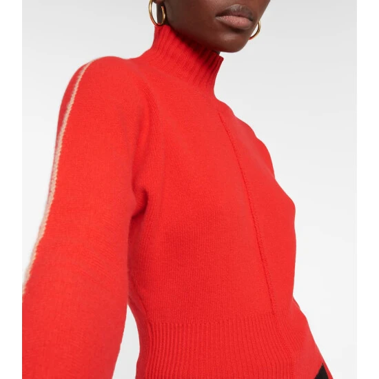 Victoria Beckham Cashmere-blend Turtleneck Sweater 4 Victoria Beckham Cashmere-blend Turtleneck Sweater - Image 4