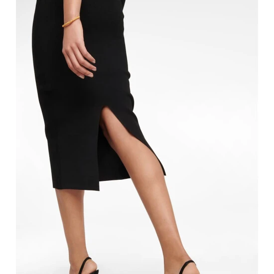 Victoria Beckham VB Body One-shoulder Midi Dress 4 Victoria Beckham VB Body One-shoulder Midi Dress - Image 4