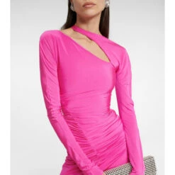 Victoria Beckham Asymmetric Ruched Gown 6 Victoria Beckham Asymmetric Ruched Gown -Victoria Beckham shop unnamed file 318
