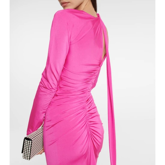 Victoria Beckham Asymmetric Ruched Gown 4 Victoria Beckham Asymmetric Ruched Gown - Image 4