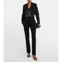 Victoria Beckham High-rise Slim Jersey Pants