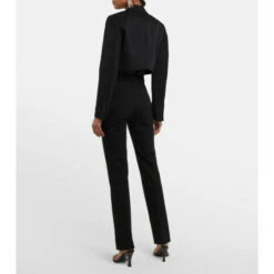 Alternative view of Victoria Beckham High-rise Slim Jersey Pants