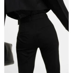 Victoria Beckham High-rise Slim Jersey Pants -Victoria Beckham shop unnamed file 349