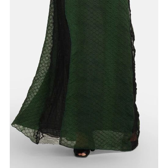 Victoria Beckham Snake-print Plissé Maxi Dress 4 Victoria Beckham Snake-print Plissé Maxi Dress - Image 4