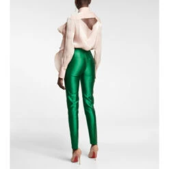 Alternative view of Victoria Beckham High-rise Slim Satin Pants