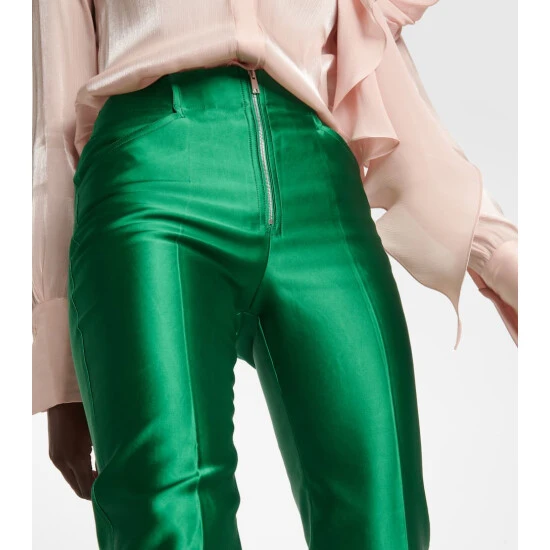 Victoria Beckham High-rise Slim Satin Pants 3 Victoria Beckham High-rise Slim Satin Pants - Image 3