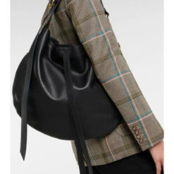 Victoria Beckham Half Moon Large Leather Shoulder Bag