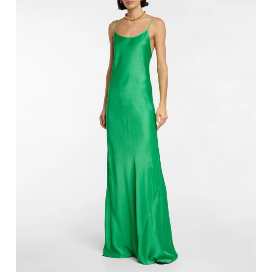 Victoria Beckham Satin Gown 1 Victoria Beckham Satin Gown