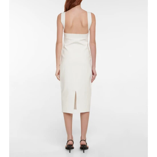 Victoria Beckham VB Body Cutout Knit Midi Dress 2 Victoria Beckham VB Body Cutout Knit Midi Dress - Image 2