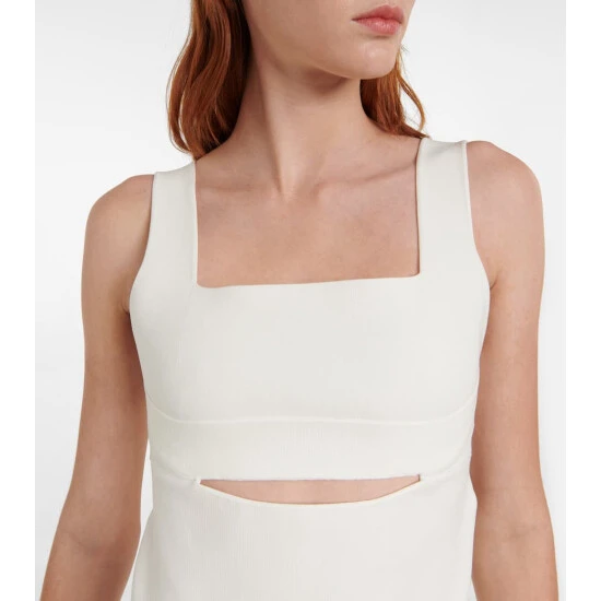 Victoria Beckham VB Body Cutout Knit Midi Dress 3 Victoria Beckham VB Body Cutout Knit Midi Dress - Image 3