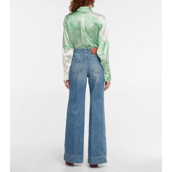 Victoria Beckham High-rise Flared Jeans 2 Victoria Beckham High-rise Flared Jeans - Image 2