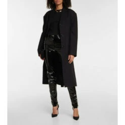 Victoria Beckham High-rise Slim Vinyl Pants