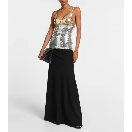 Victoria Beckham Sequined Top 1 Victoria Beckham Sequined Top