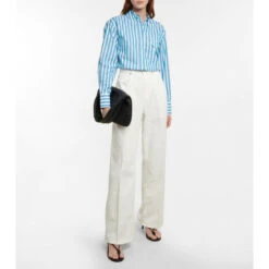 Victoria Beckham Striped Cotton Shirt