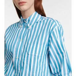 Victoria Beckham Striped Cotton Shirt 6 Victoria Beckham Striped Cotton Shirt -Victoria Beckham shop unnamed file 515