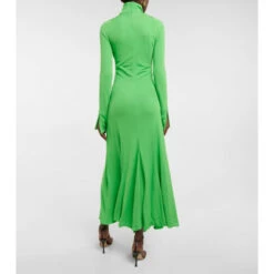 Alternative view of Victoria Beckham Cutout Jersey Midi Dress