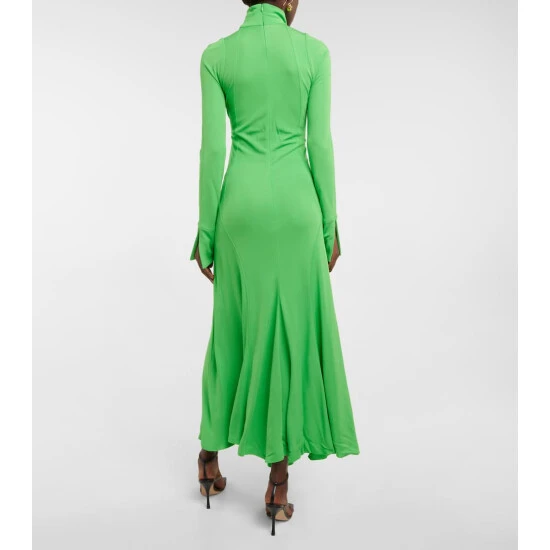 Victoria Beckham Cutout Jersey Midi Dress 2 Victoria Beckham Cutout Jersey Midi Dress - Image 2