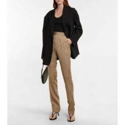 Victoria Beckham Printed High-rise Pants