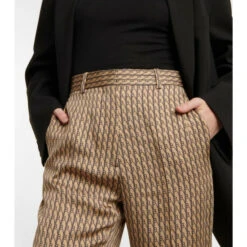 Victoria Beckham Printed High-rise Pants -Victoria Beckham shop unnamed file 542