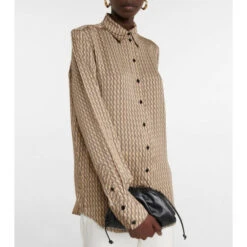 Victoria Beckham Logo Silk Shirt 7 Victoria Beckham Logo Silk Shirt -Victoria Beckham shop unnamed file 551
