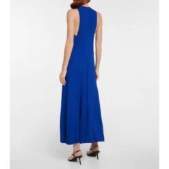 Alternative view of Victoria Beckham Crêpe Cutout Maxi Dress