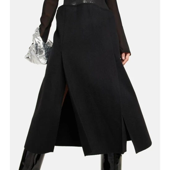 Victoria Beckham Sequined Wool-paneled Midi Dress 4 Victoria Beckham Sequined Wool-paneled Midi Dress - Image 4
