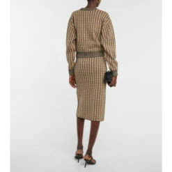 Alternative view of Victoria Beckham Jacquard Wool Cardigan