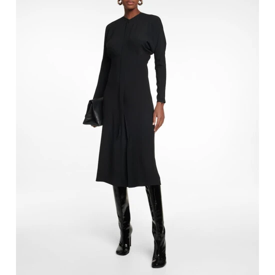 Victoria Beckham Cutout Cady Midi Dress 1 Victoria Beckham Cutout Cady Midi Dress